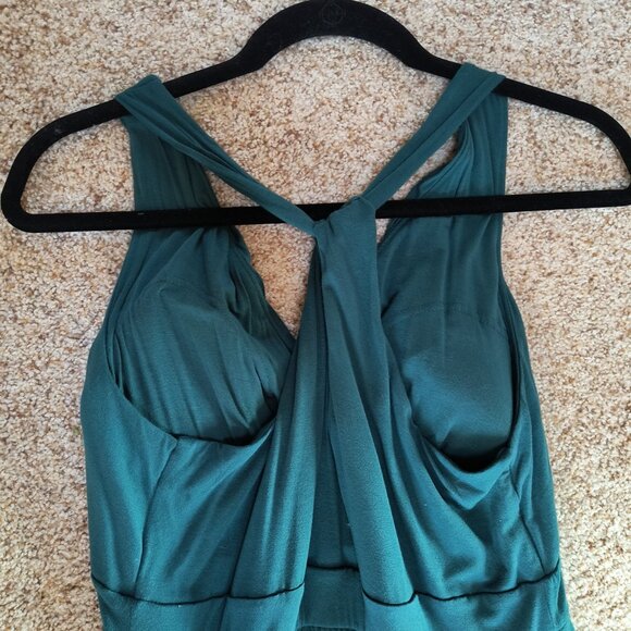 Womens Green maxi dress-Medium Preowned - Picture 5 of 7